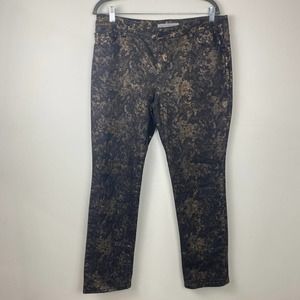 Chico's, Platinum Denim pants.